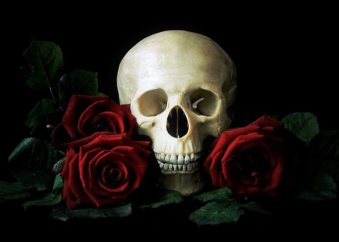 dark skull skeleton