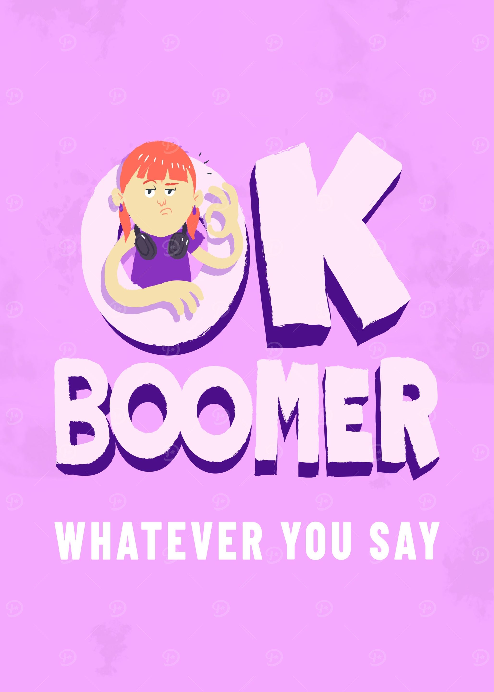 OK Boomer funny Girl