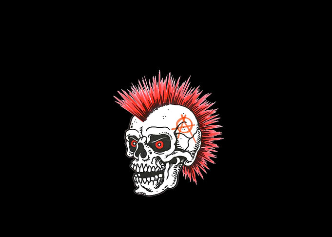 dark skull skeleton