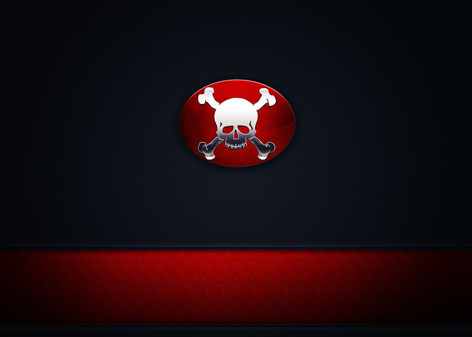 dark skull skeleton
