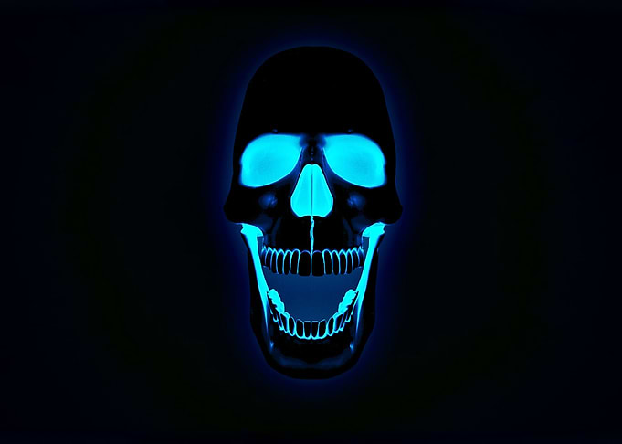 dark skull skeleton