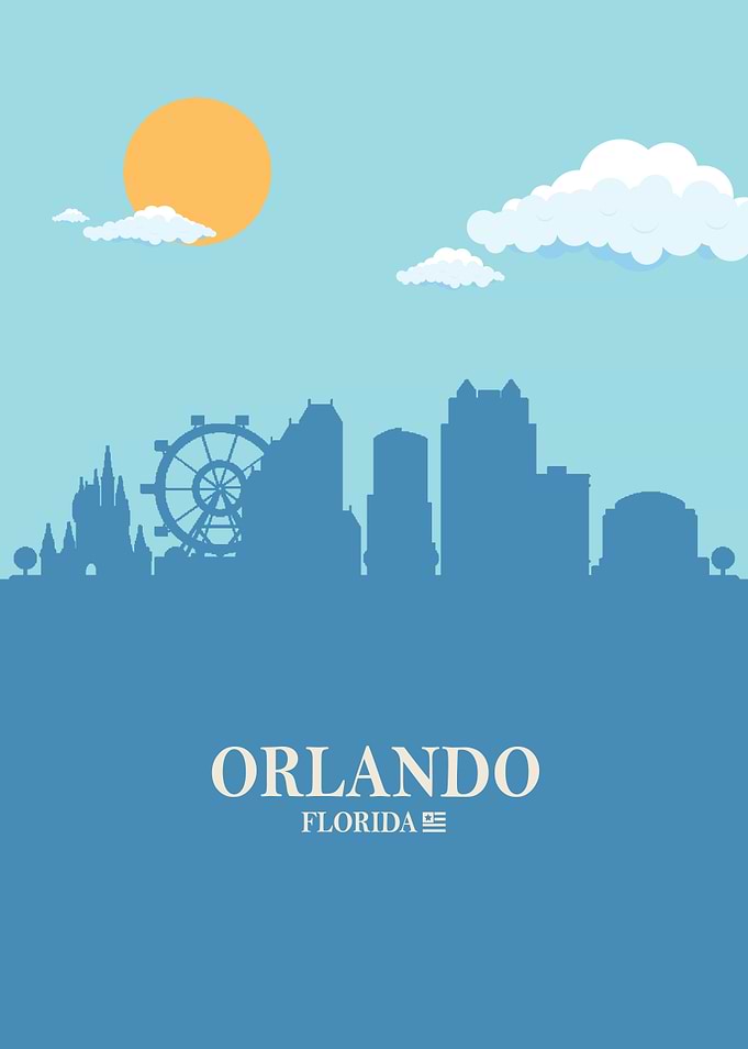 orlando City Skyline