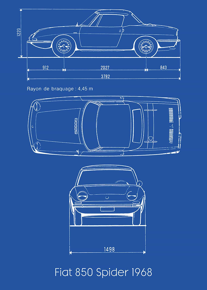 Fiat 850 Spider 1968