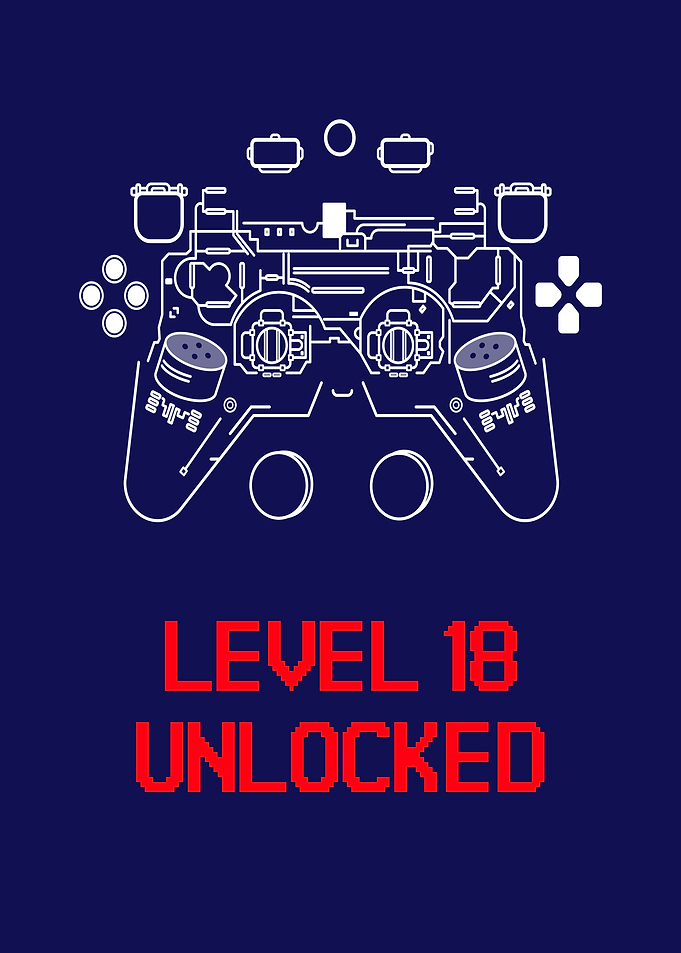 Gaming Level 18 unlocked