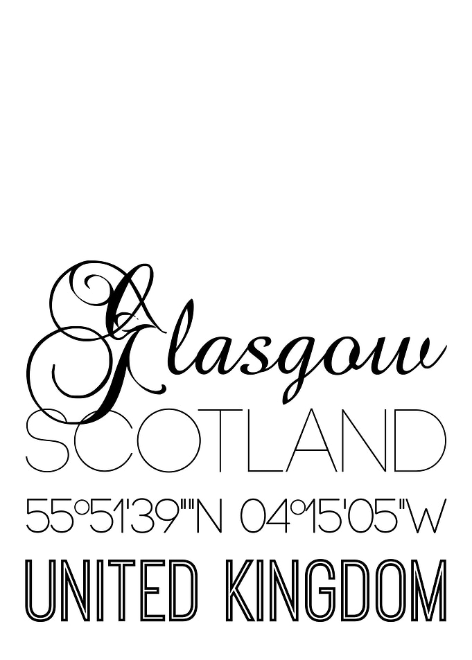 Glasgow Scotland White