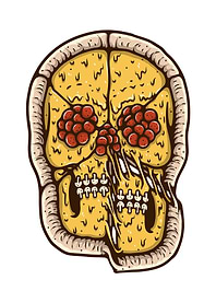 Pizza Skull