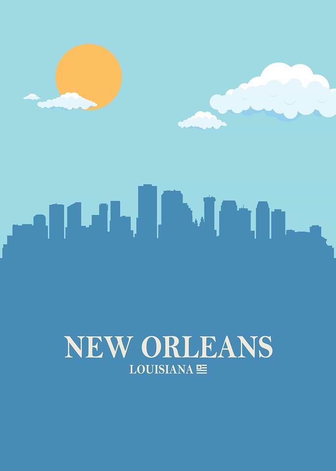 new orleans city Skyline