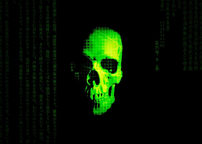 dark skull skeleton