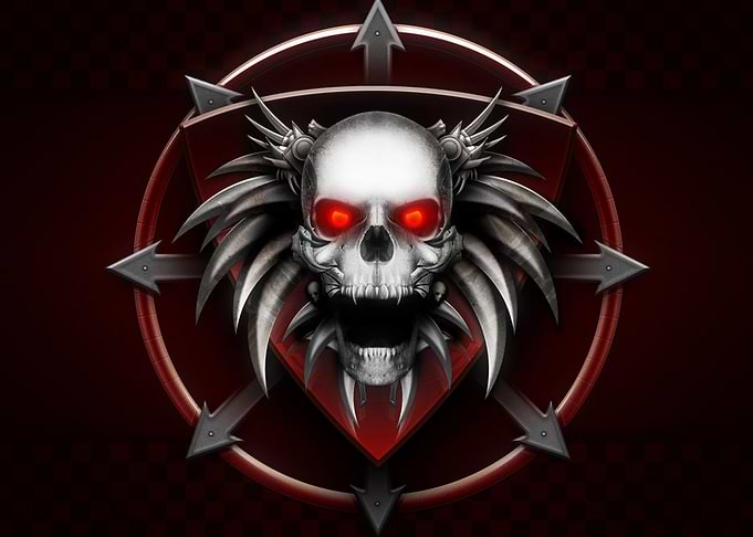 dark skull skeleton
