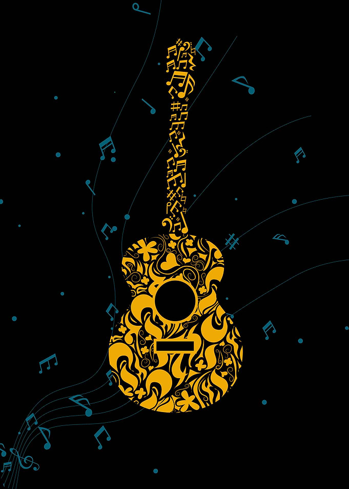 art on guitar