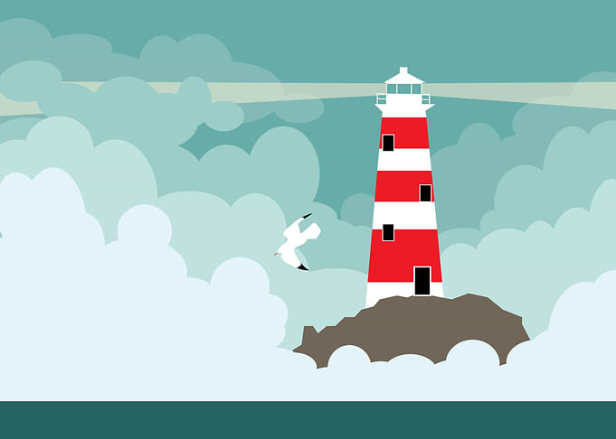 Minimalist Lighthouse