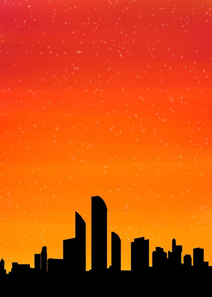 abu dhabi sunset