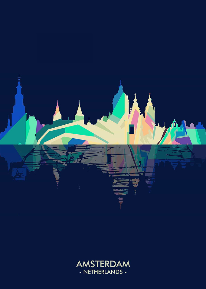 Amsterdam Skyline Light