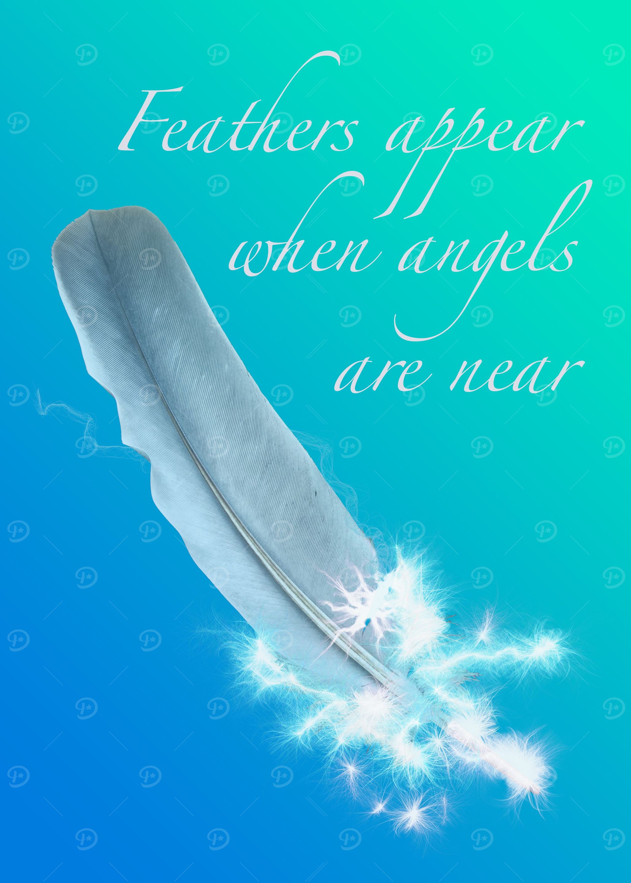 Angel Feather Blue