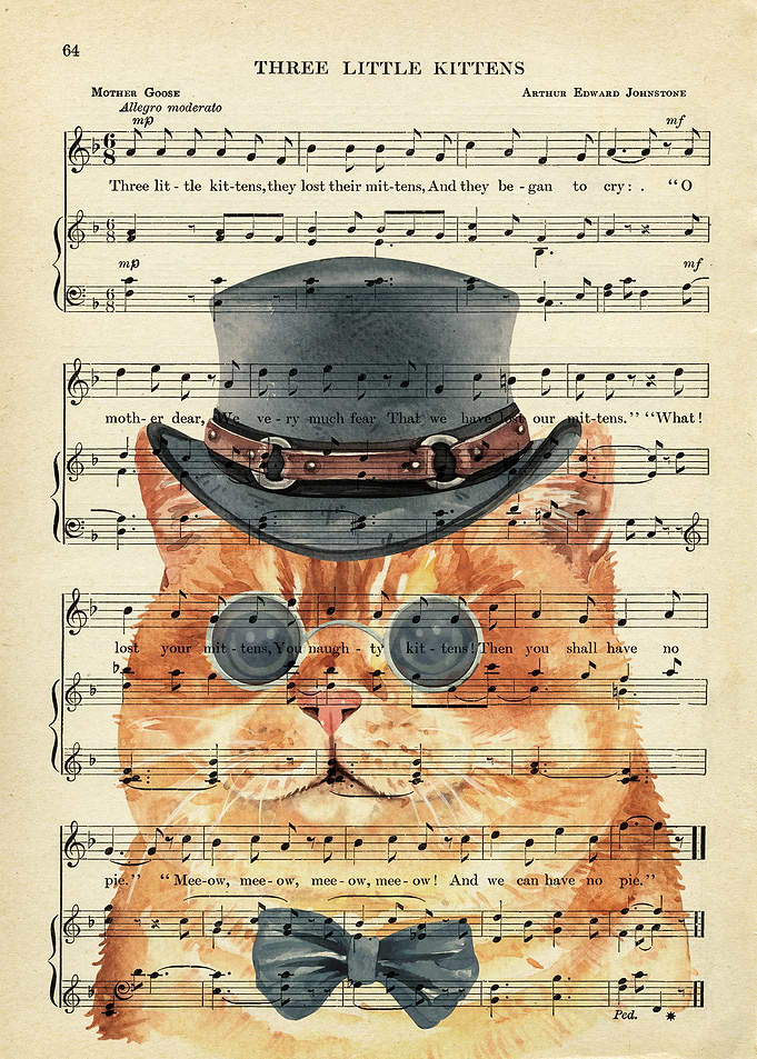 Gentlemanly Cat and music