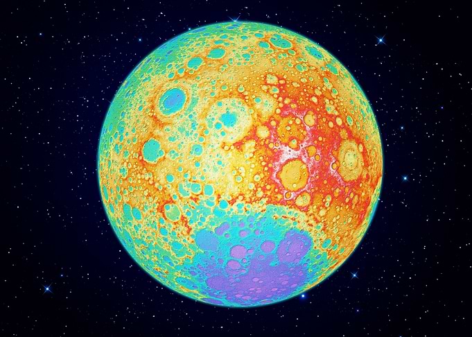 Sci Fi Moon Planet Space