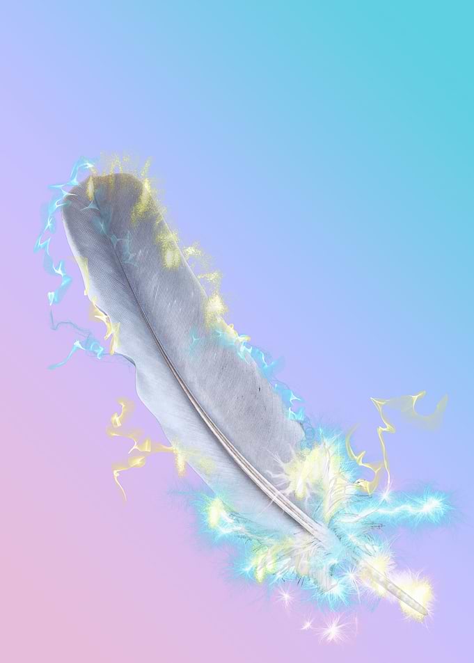 Mystical Feather Pink