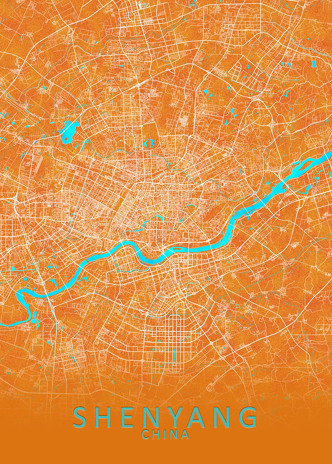 Shenyang China City Map
