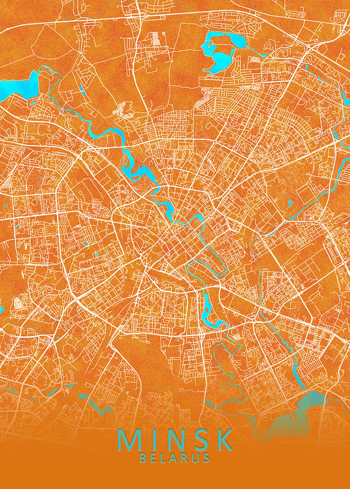 Minsk Belarus City Map