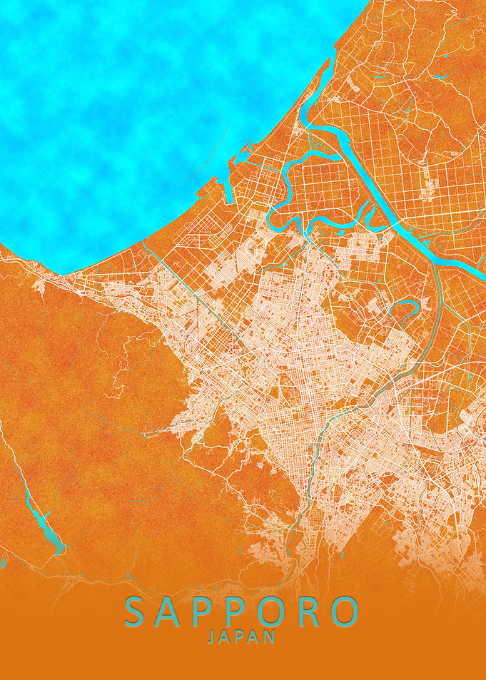 Sapporo Japan City Map
