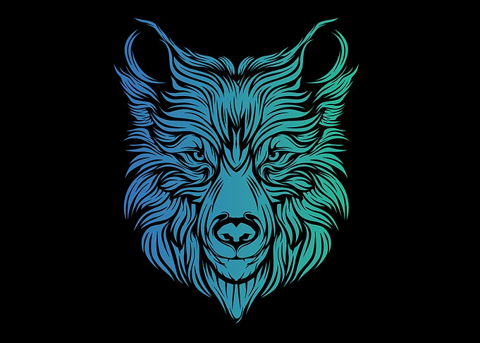 Wolf Art Canvas