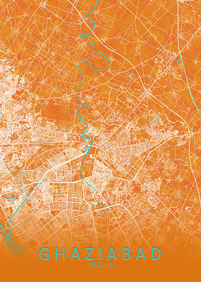 Ghaziabad India City Map