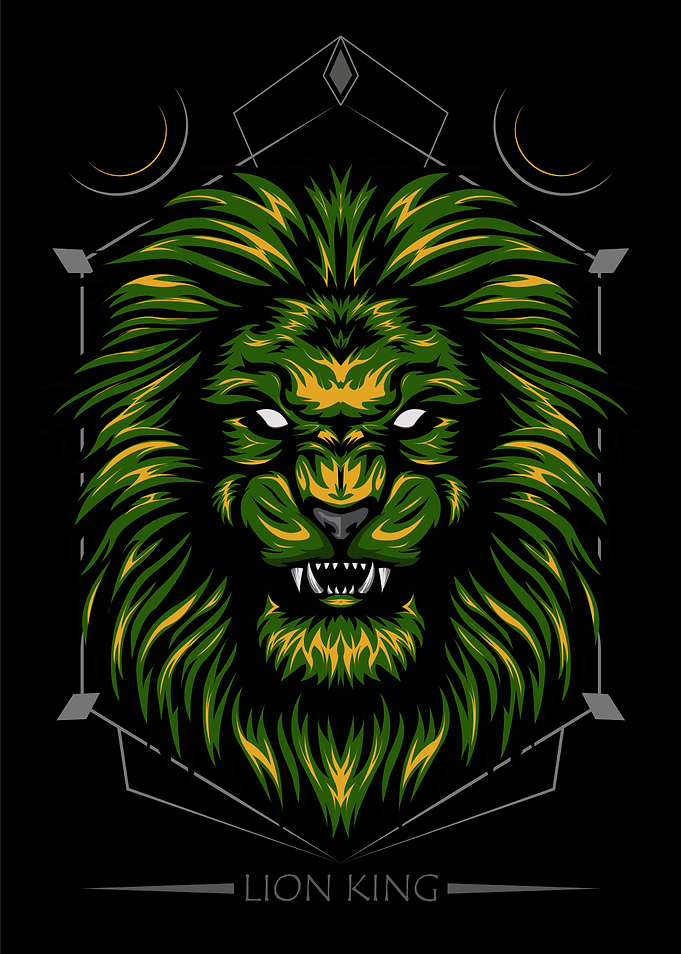 Vector Color Lion logo