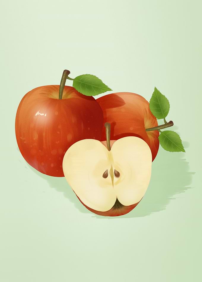 Apples Fruits Food