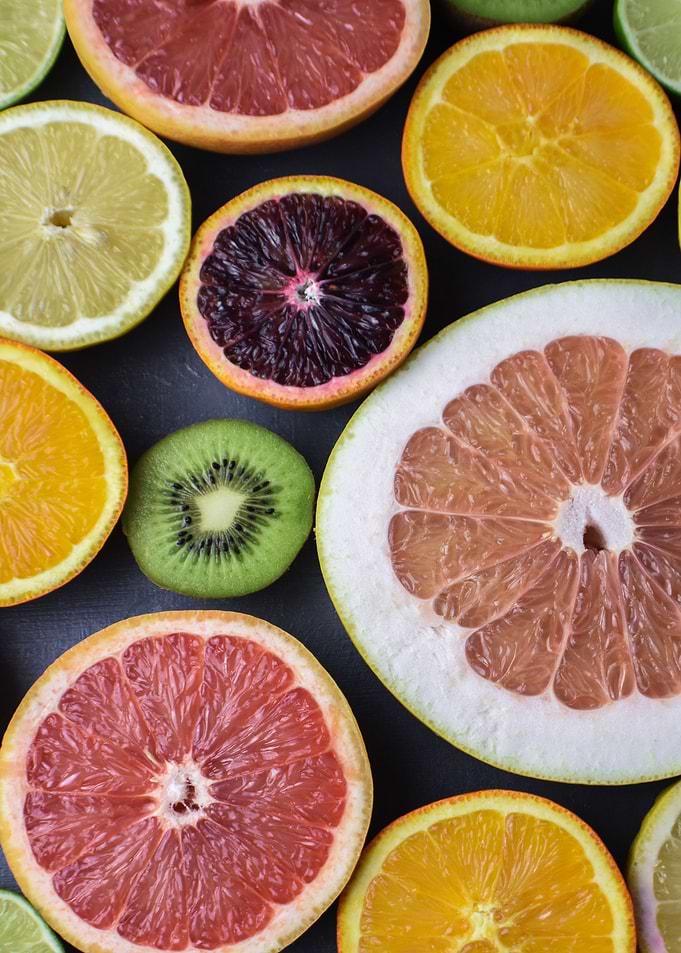 Fruits Orange Kiwi Food