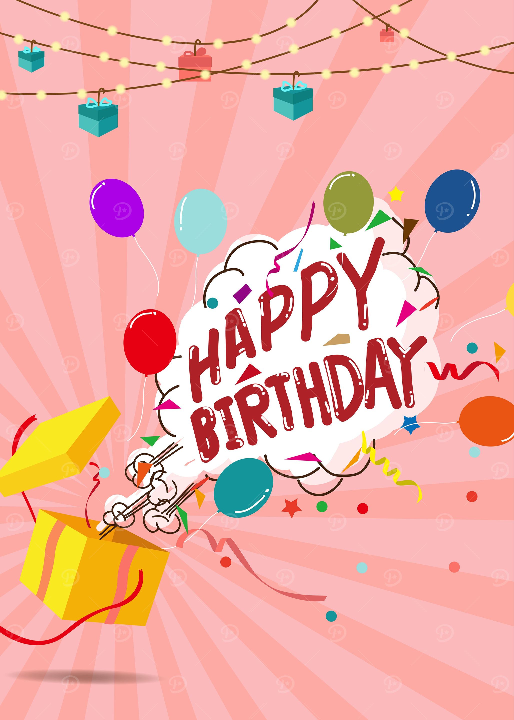 Happy Birthday Balloons