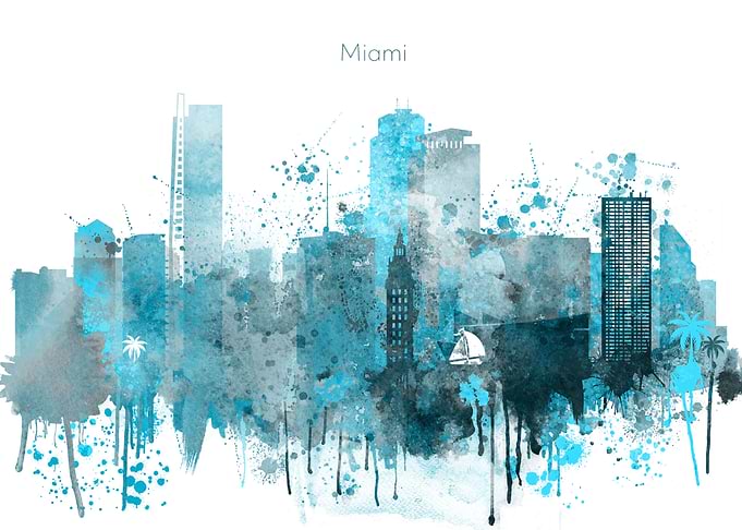 Miami Florida Skyline