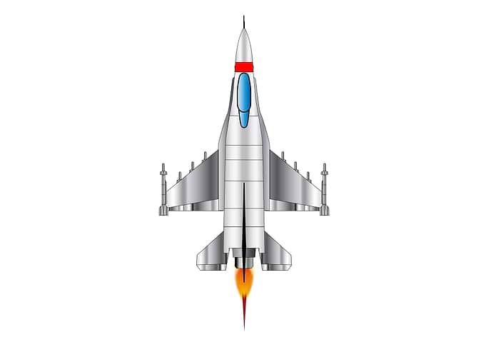 Modern Jet Fighter Plane