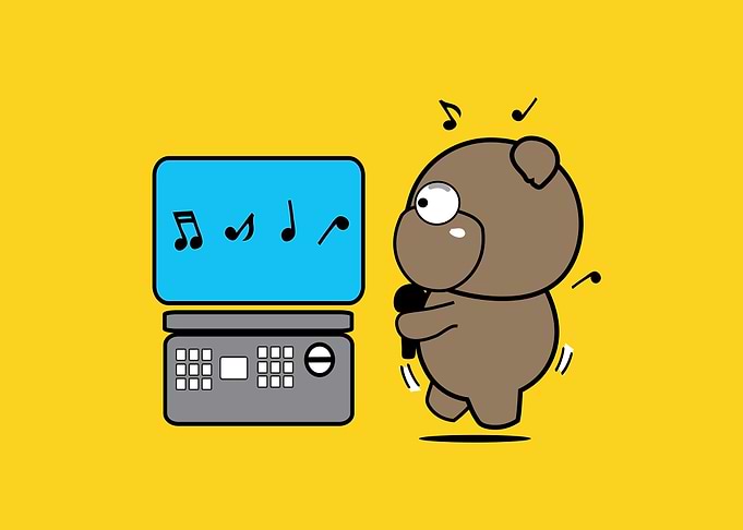 CoCo singing karaoke