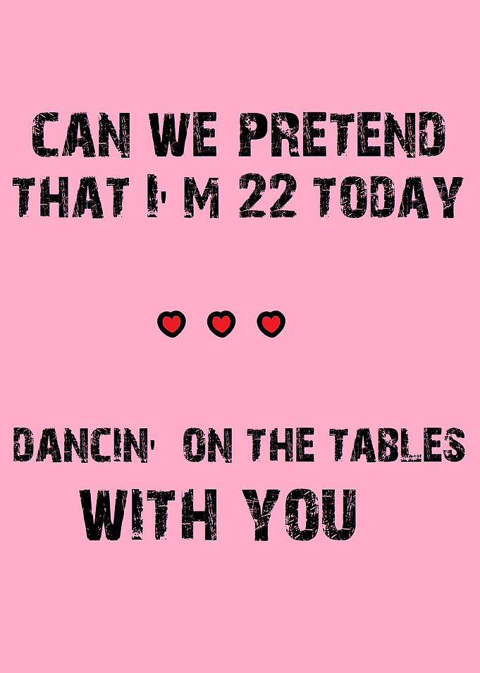Dancing on the tables