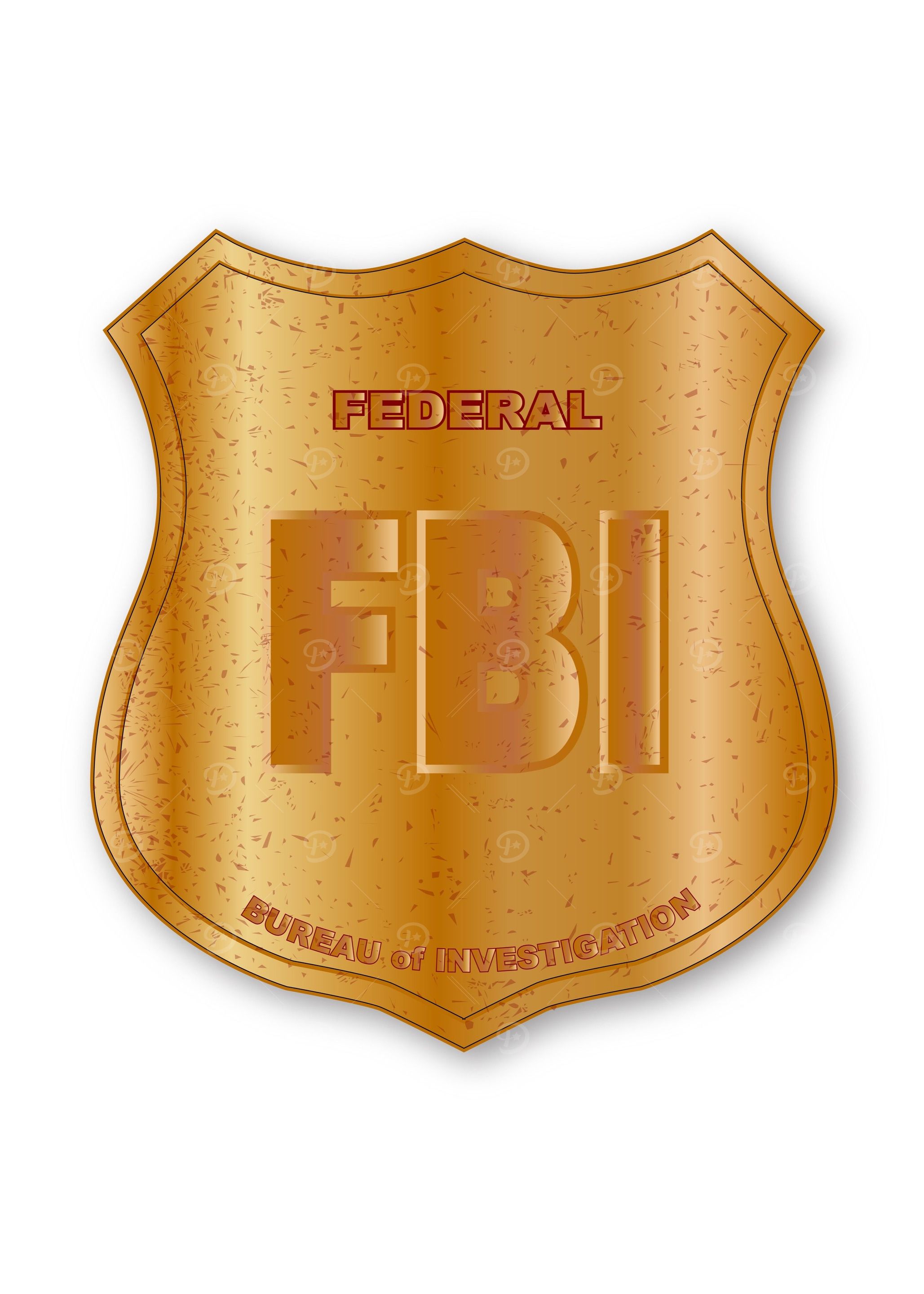 FBI Spoof Shield Badge