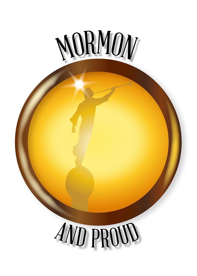 Mormon And Proud Button