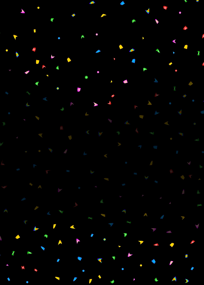 Black And Confetti Party