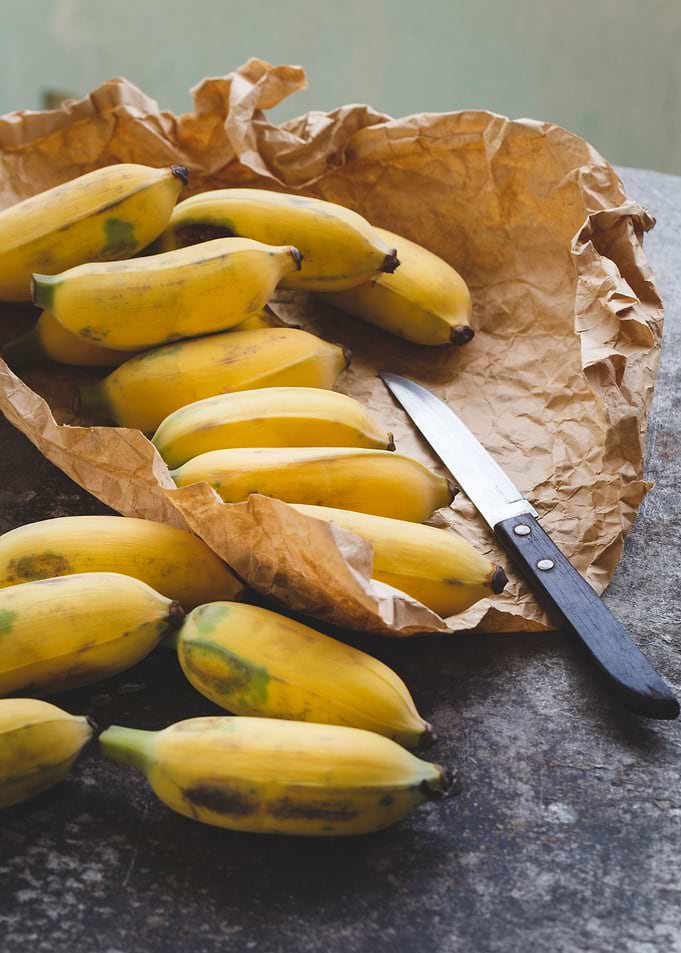 Fresh ripe bananas