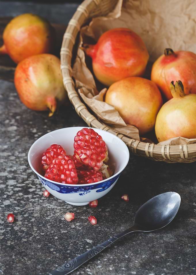 Fresh pomegranates