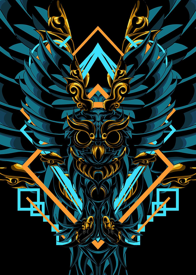 Dark Owl Ornament