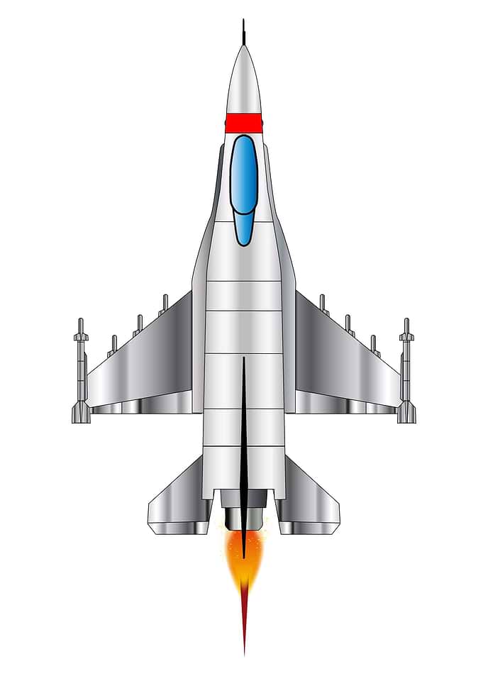 Modern Jet Fighter Plane