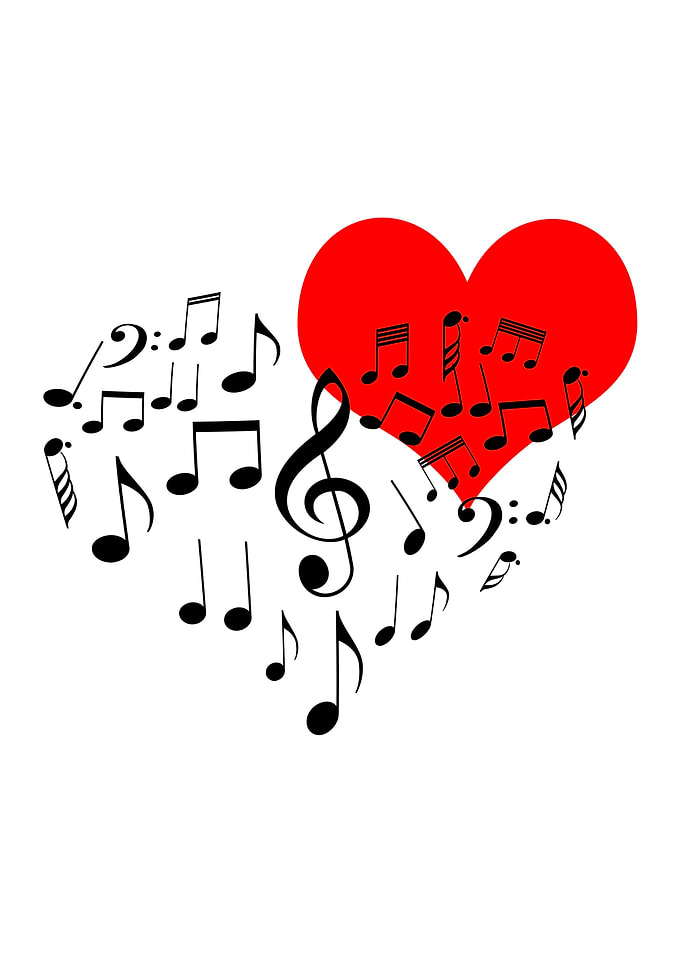 Singing Heart White