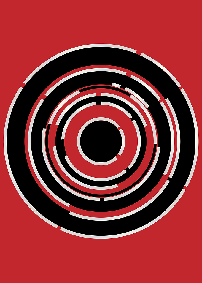 Red Black Circulars