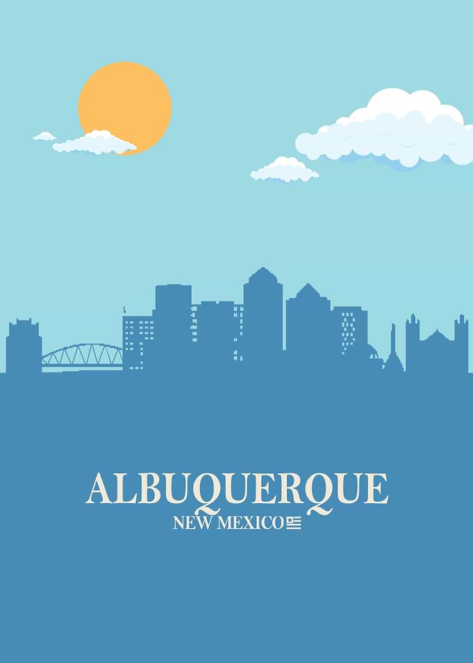 Albuquerque City Skyline
