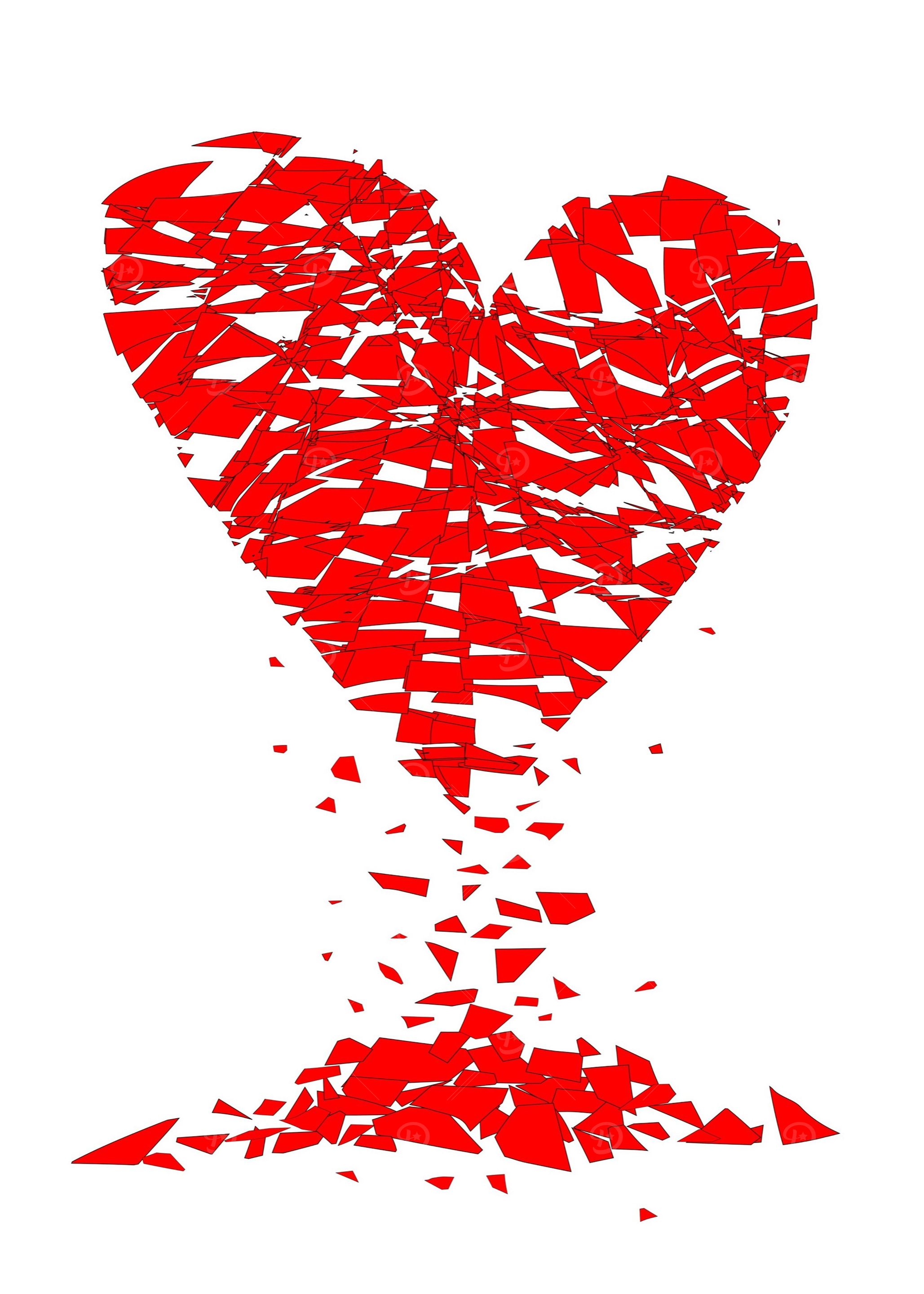 Shattered Lovers Heart