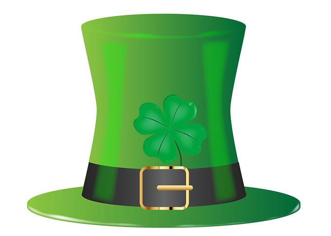 Irish Green Top Hat