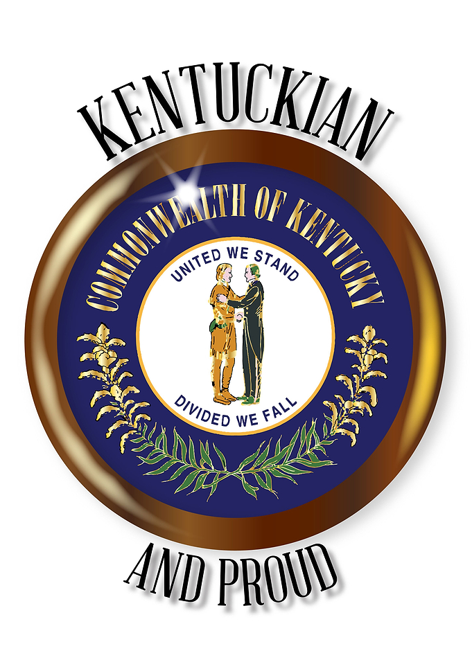 Kentucky Proud Flag Button