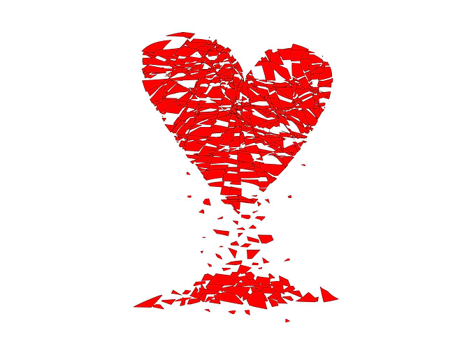 Shattered Lovers Heart