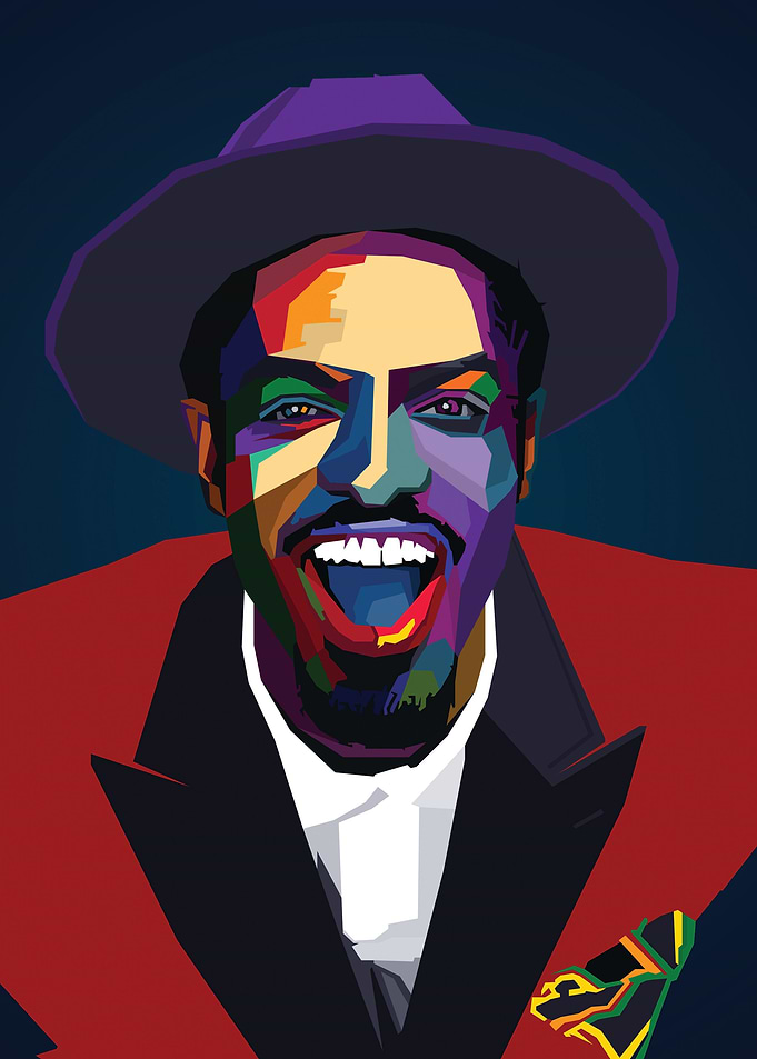 Andre 3000 WPAP Popart