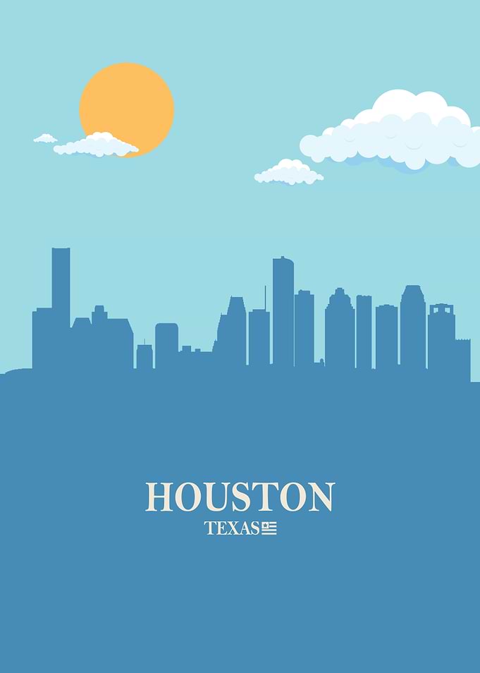 Houston City Skyline
